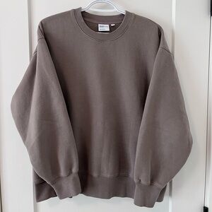 Cozy Fleece Boyfriend Crew Sweatshirt